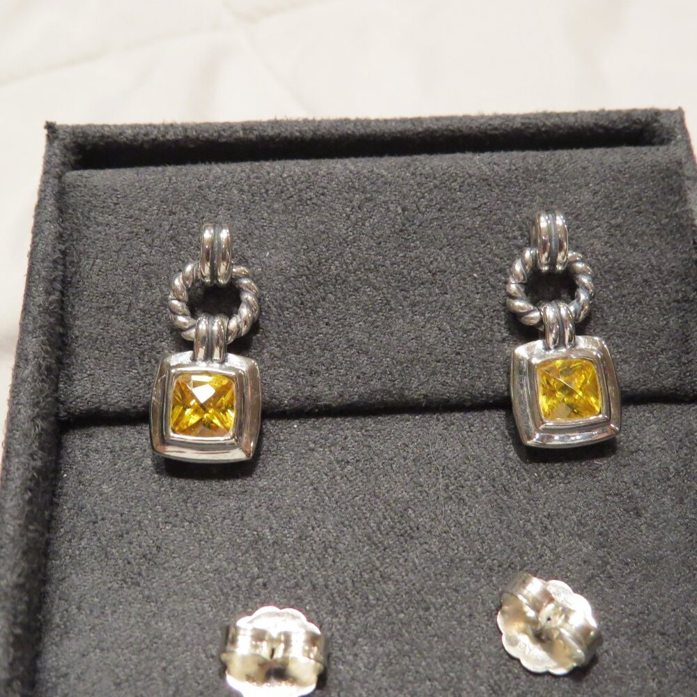 Renaissance SS Citrine Albion Earrings